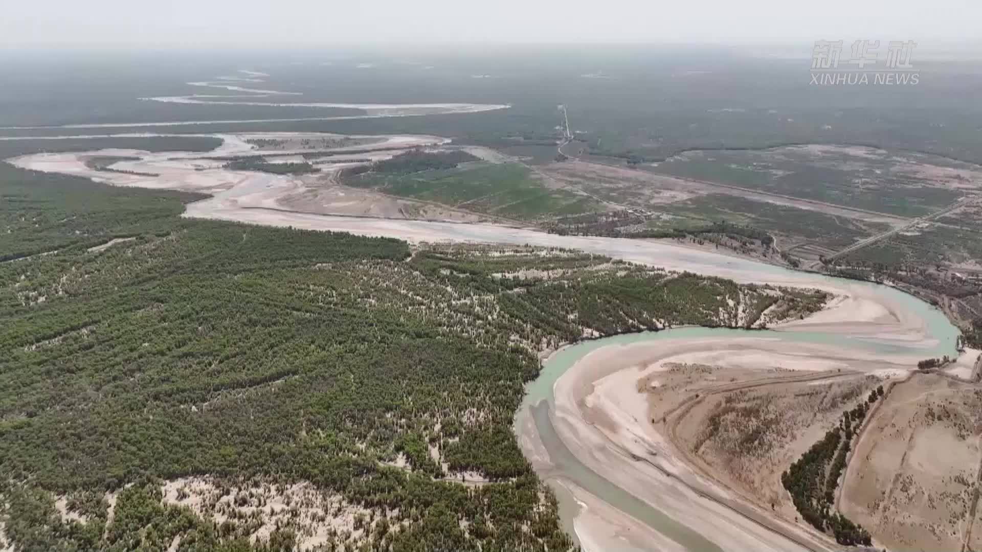 我国最长内陆河“夏灌”润泽两岸农田