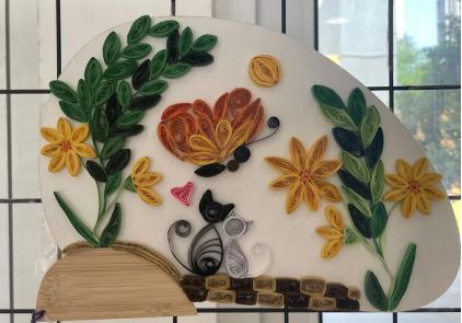 浐灞第七初级中学校园体育文化艺术节艺术展