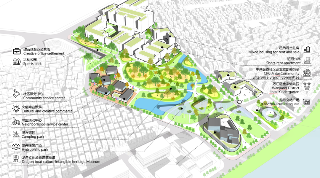 图-金泰中心公园空间布局