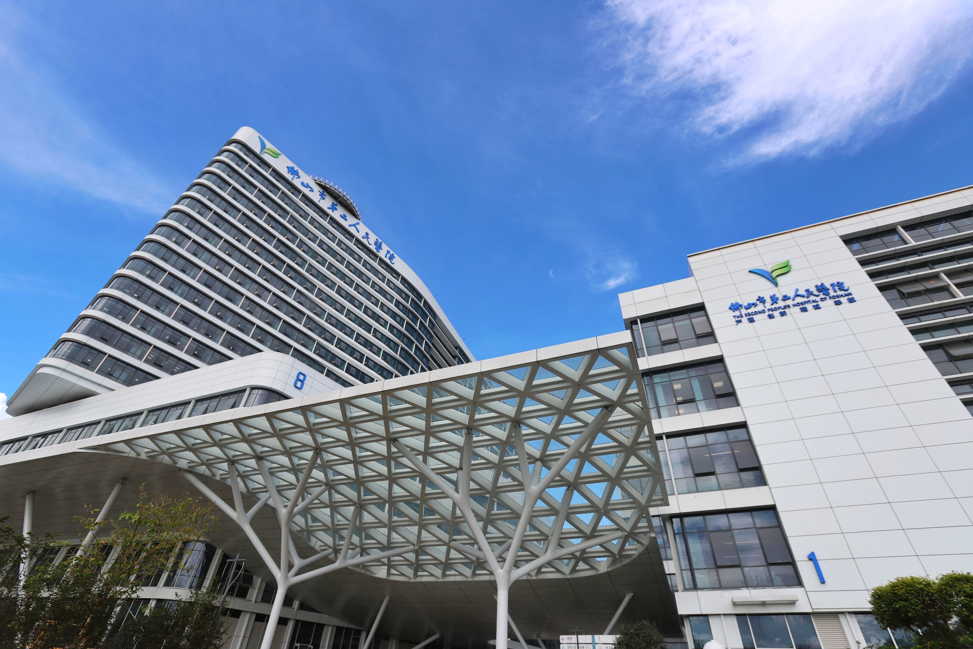 市二医院新院区项目实景图。