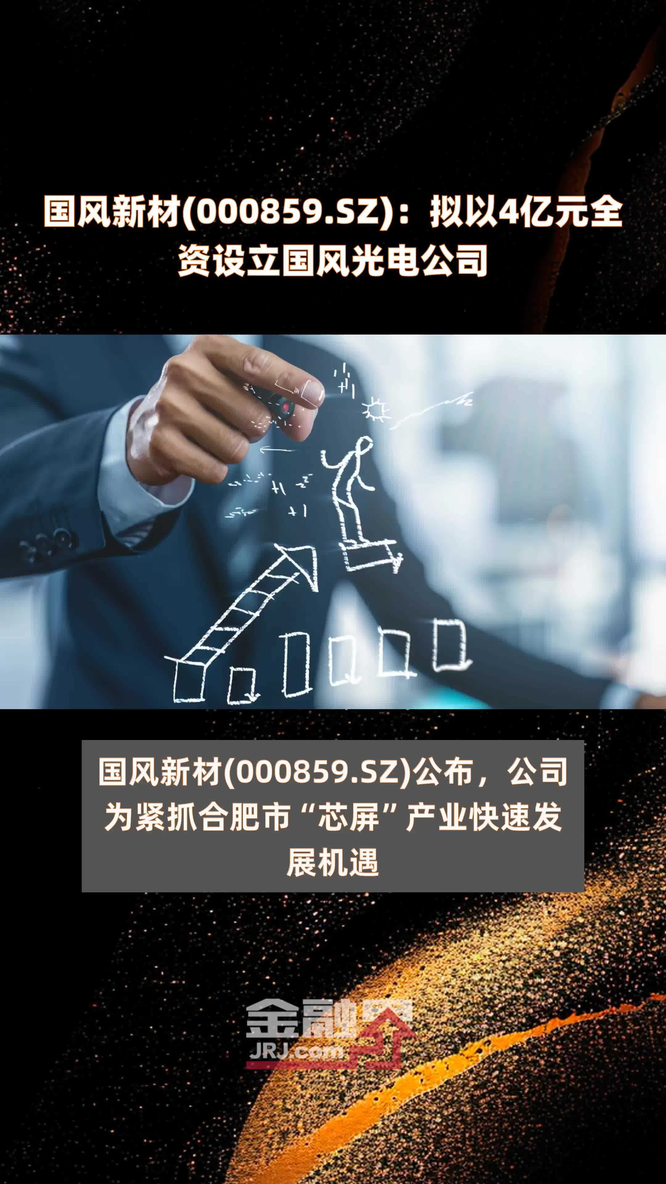 国风新材(000859.SZ)：拟以4亿元全资设立国风光电公司 |快报