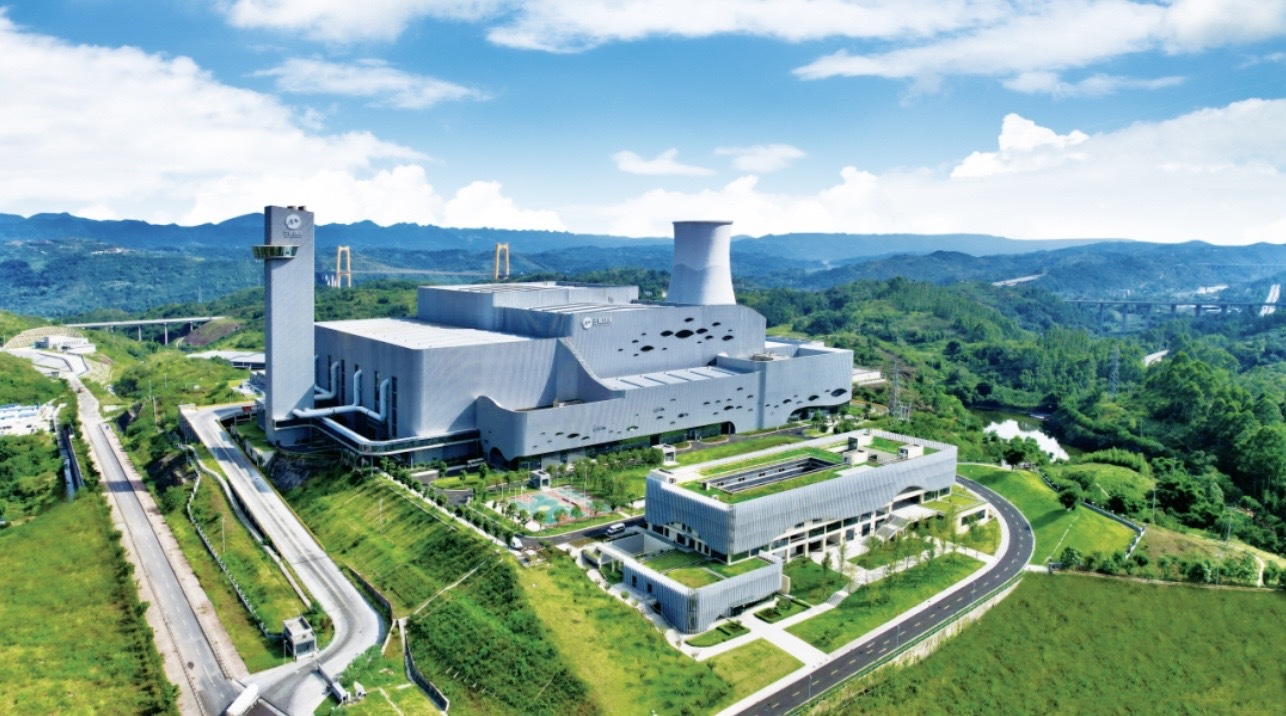 三峰环境投资运营的御临垃圾焚烧发电厂。企业供图