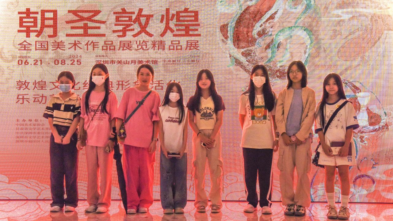 ▲來自香港的小學生