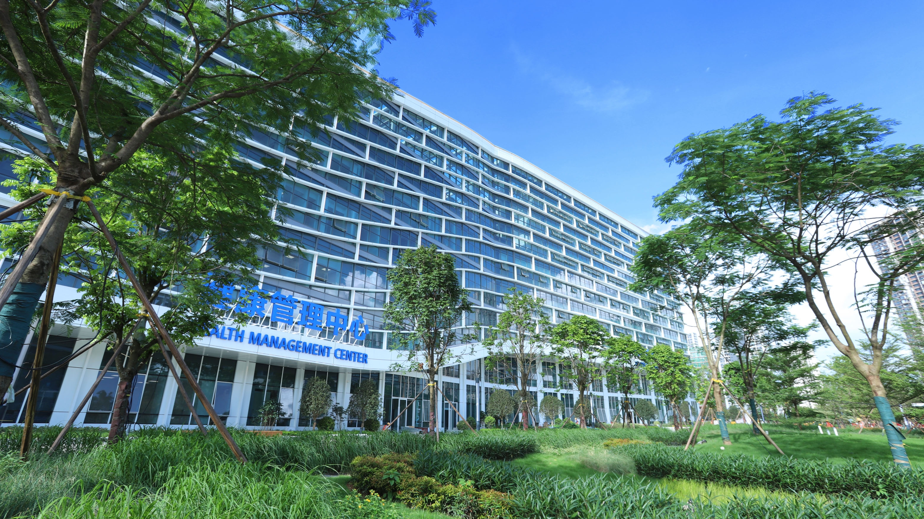 市二医院新院区项目实景图。