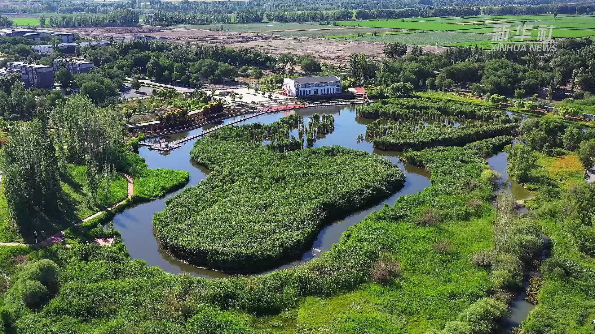 千城胜景｜新疆吉木萨尔县：湿地公园生态美