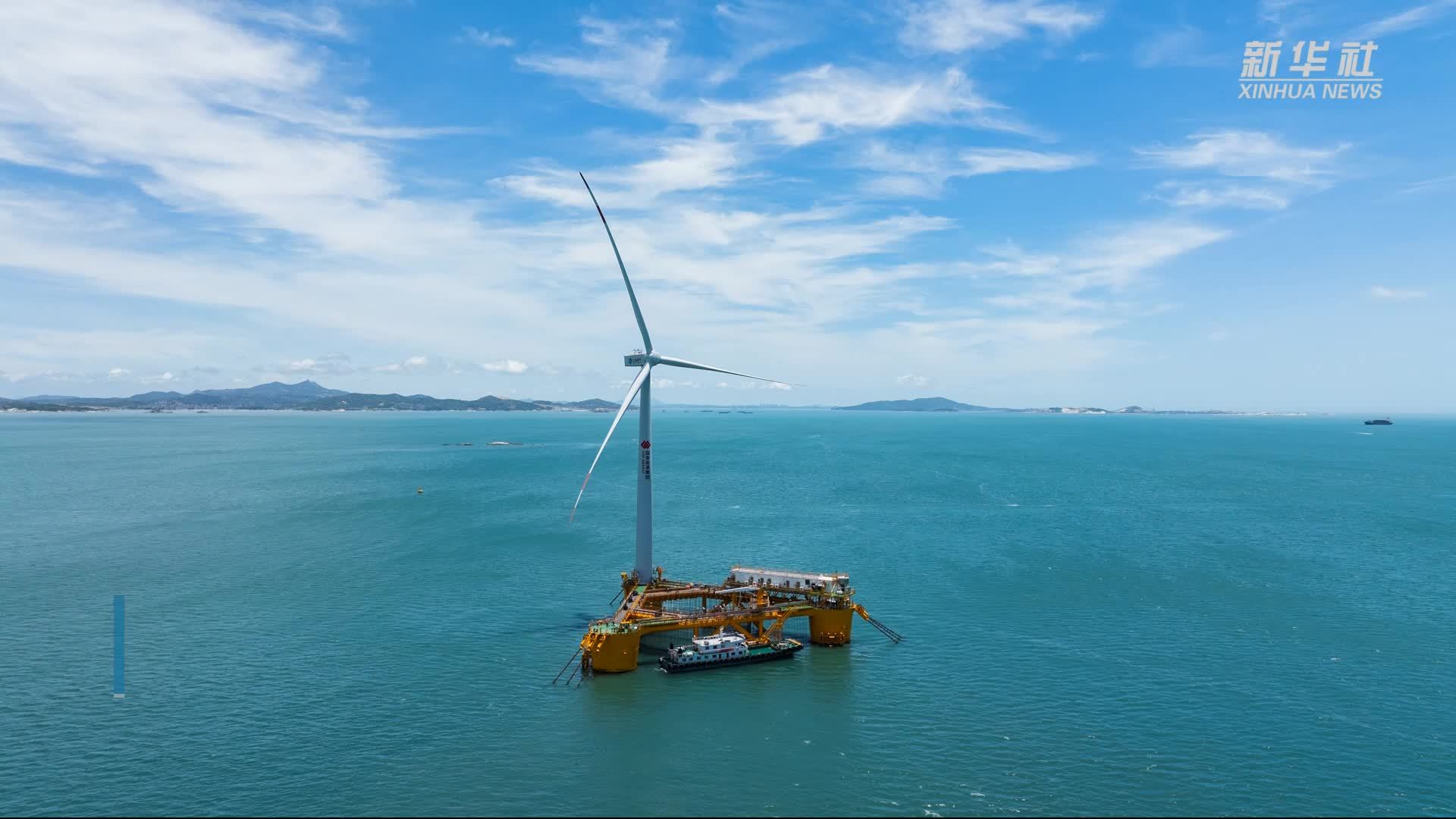全球首座风渔融合浮式平台投产