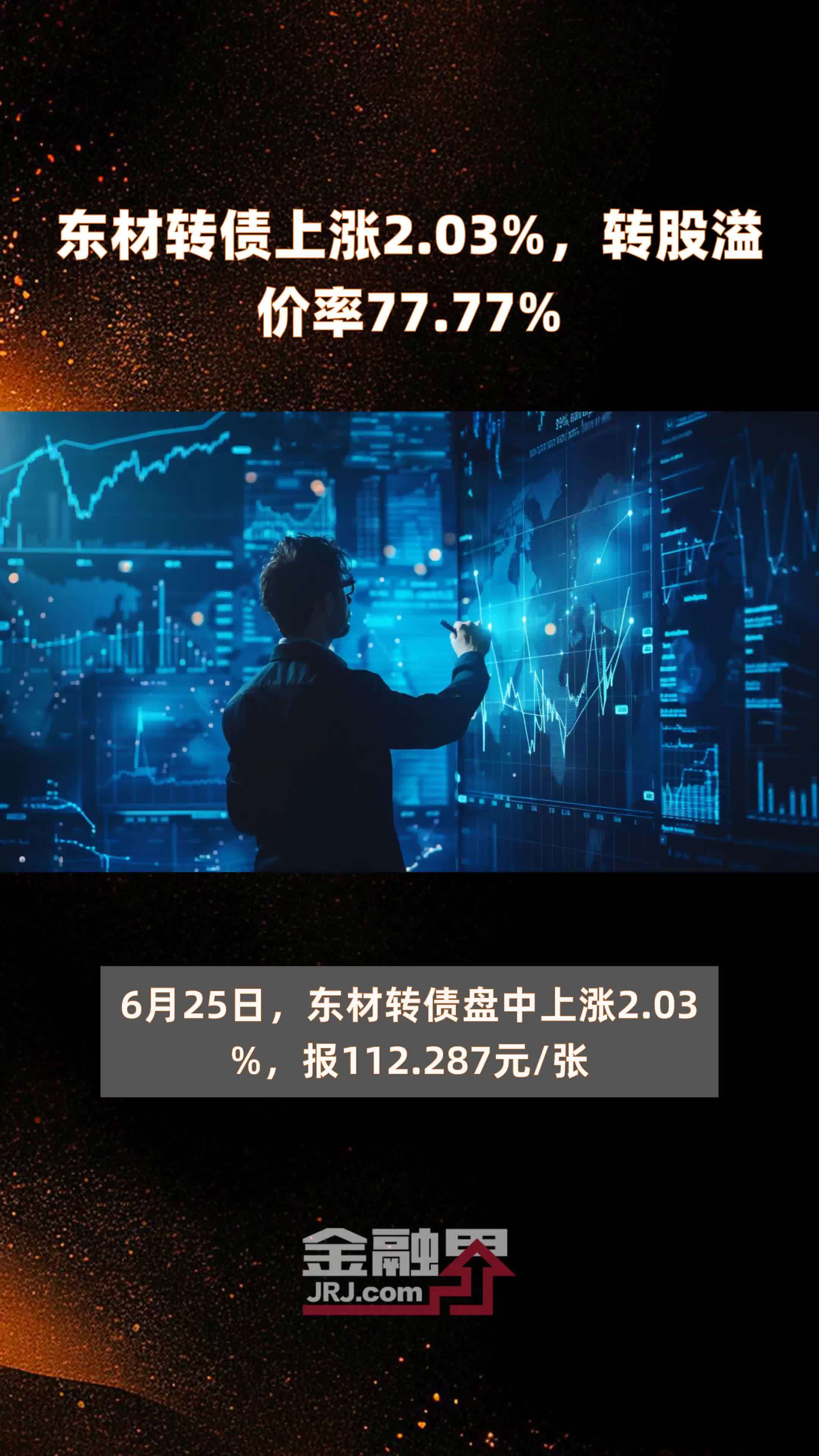 东材转债上涨2.03%，转股溢价率77.77% |快报