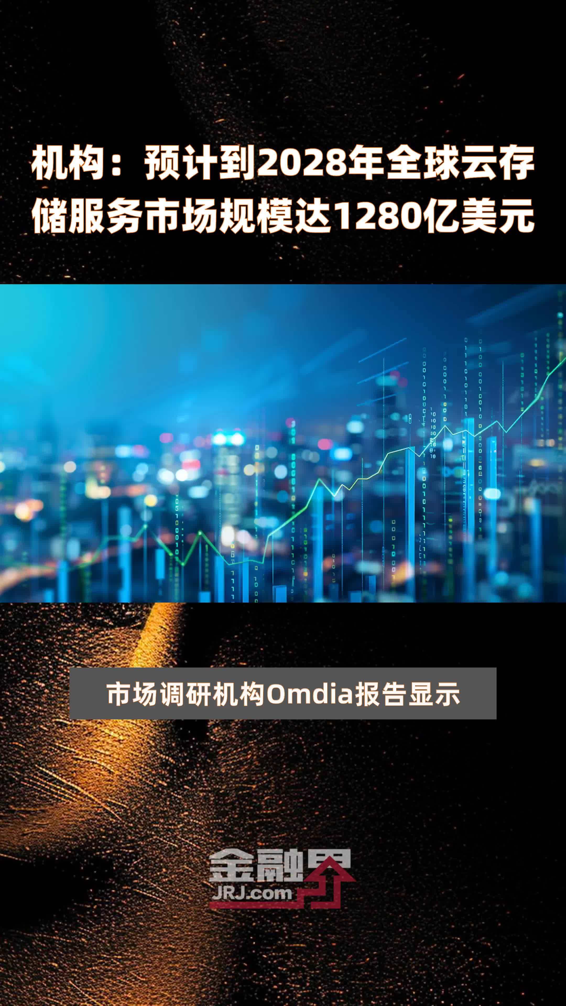 机构：预计到2028年全球云存储服务市场规模达1280亿美元 |快报