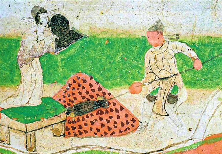 扬场 莫高窟第61窟南壁