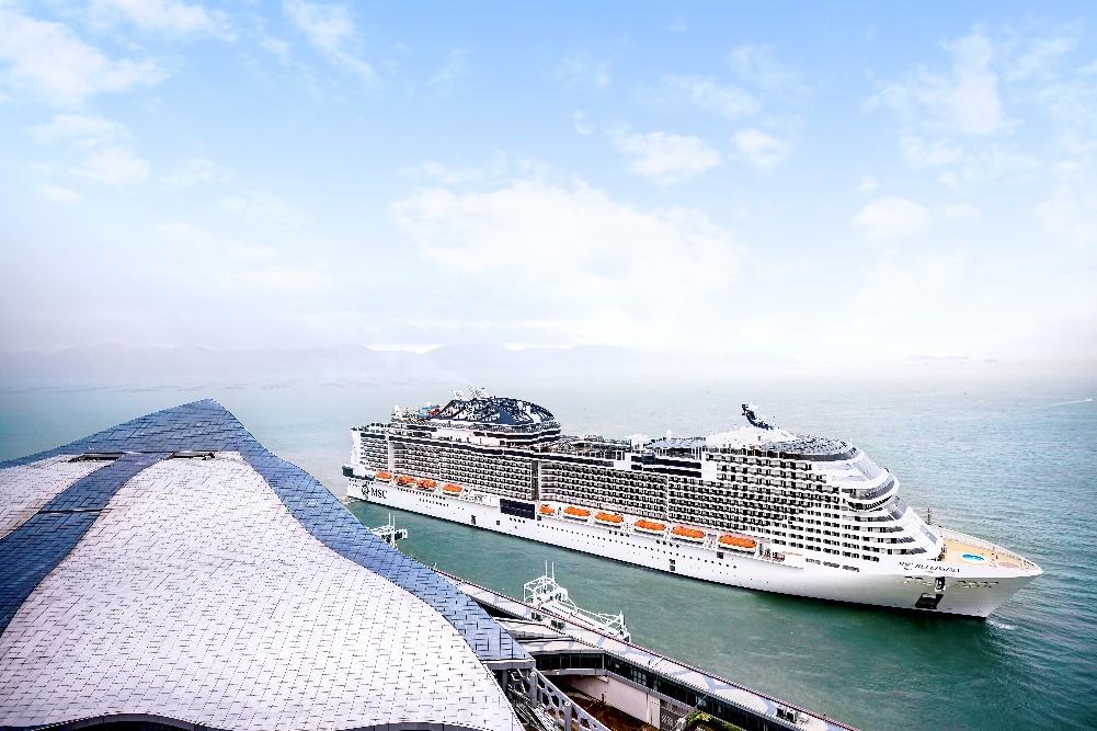“亚洲旗舰”MSC荣耀号今日于深圳邮轮母港首航,开启大湾区首航季