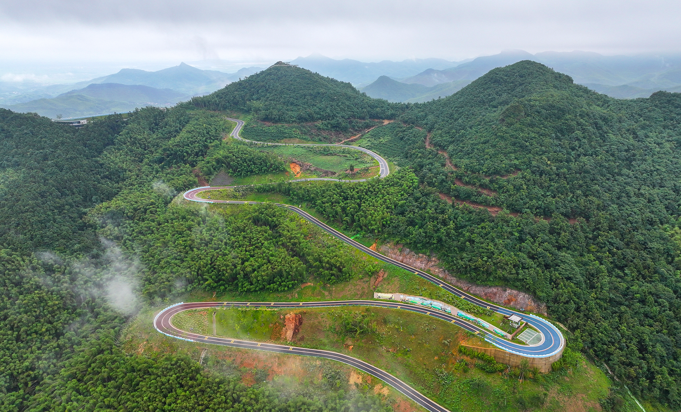 鹿寨山环山步道图片图片