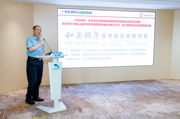 北师大中国公益研究院高华俊院长进行佛山市经验分享