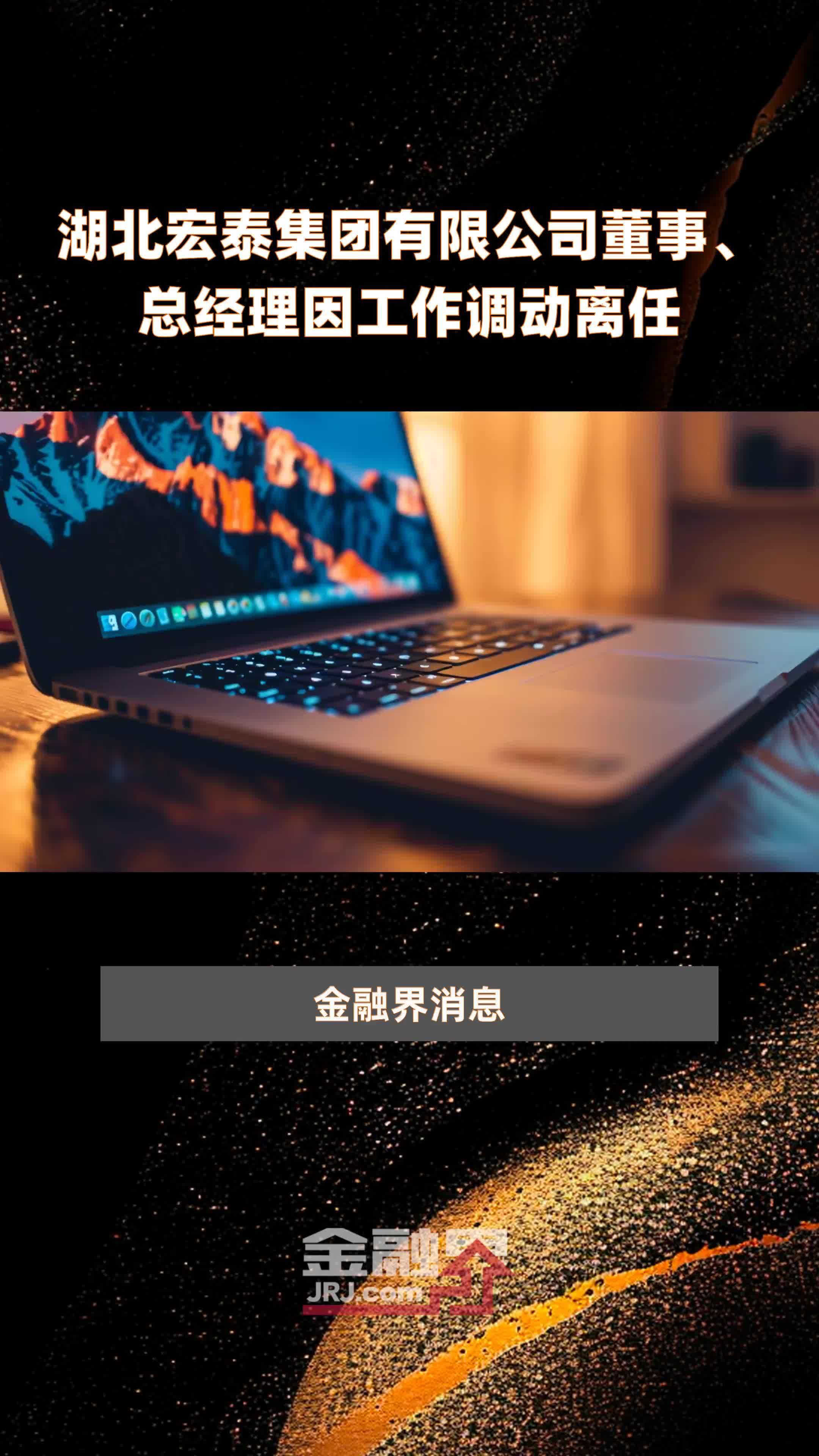 湖北宏泰集团有限公司董事、总经理因工作调动离任|快报
