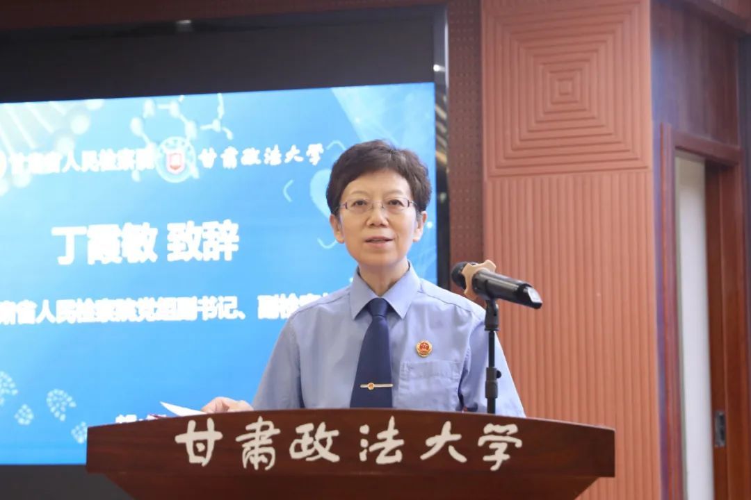 甘肃省检察院党组副书记、副检察长　丁霞敏