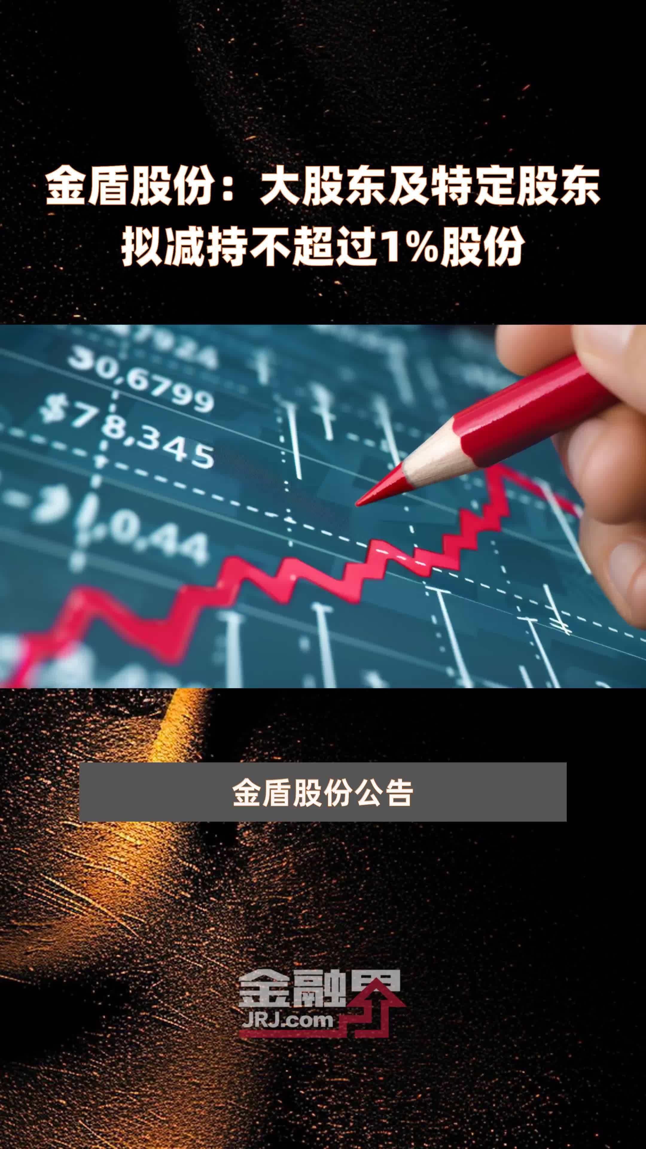 金盾股份：大股东及特定股东拟减持不超过1%股份 |快报