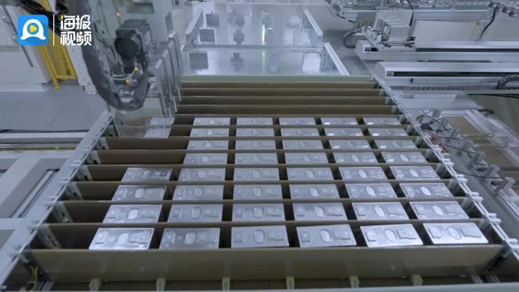 欣旺达锂电池生产车间。