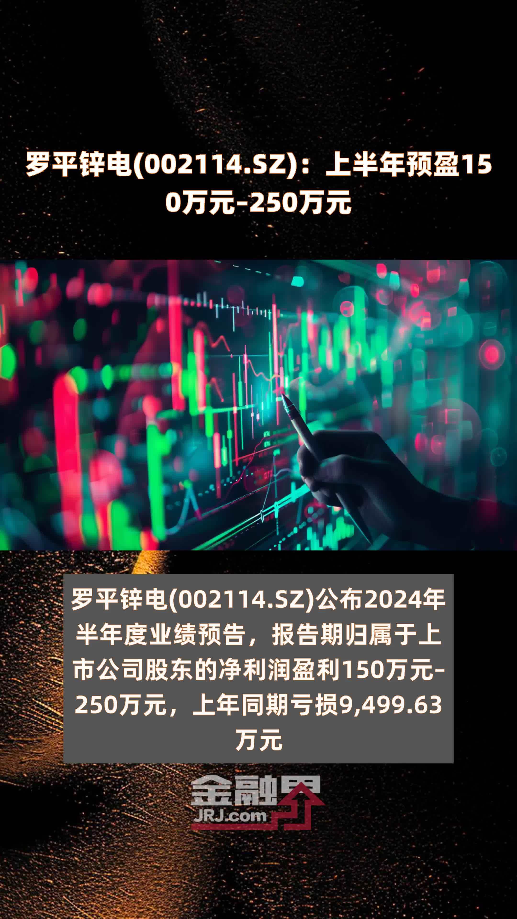 罗平锌电(002114.SZ)：上半年预盈150万元–250万元 |快报