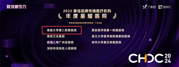 南昌大学二附院在第六届中国医院发展大会上获两项大奖