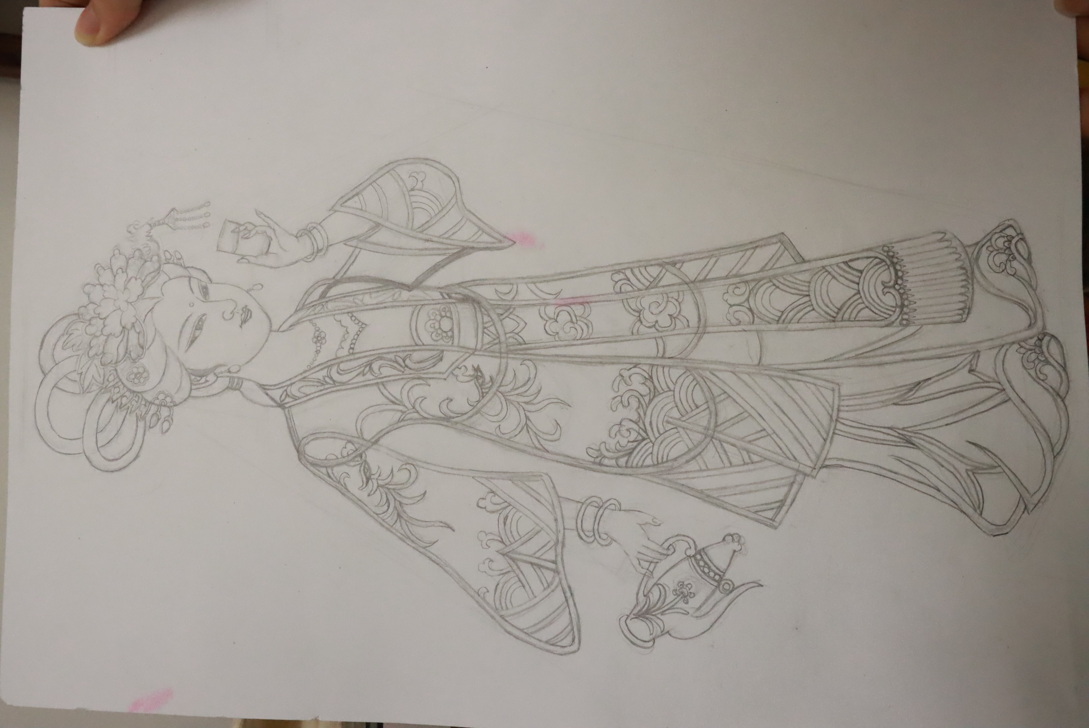 (刘武阳老师原创底稿局部)