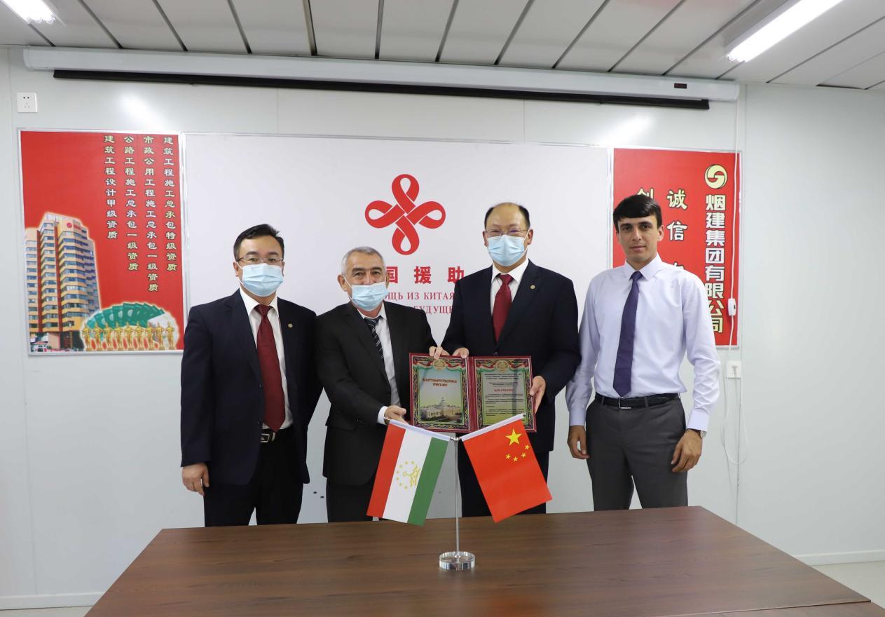 项目组收到塔方送来的感谢信