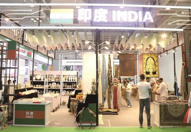 兰洽会印度国家馆　李庆　摄