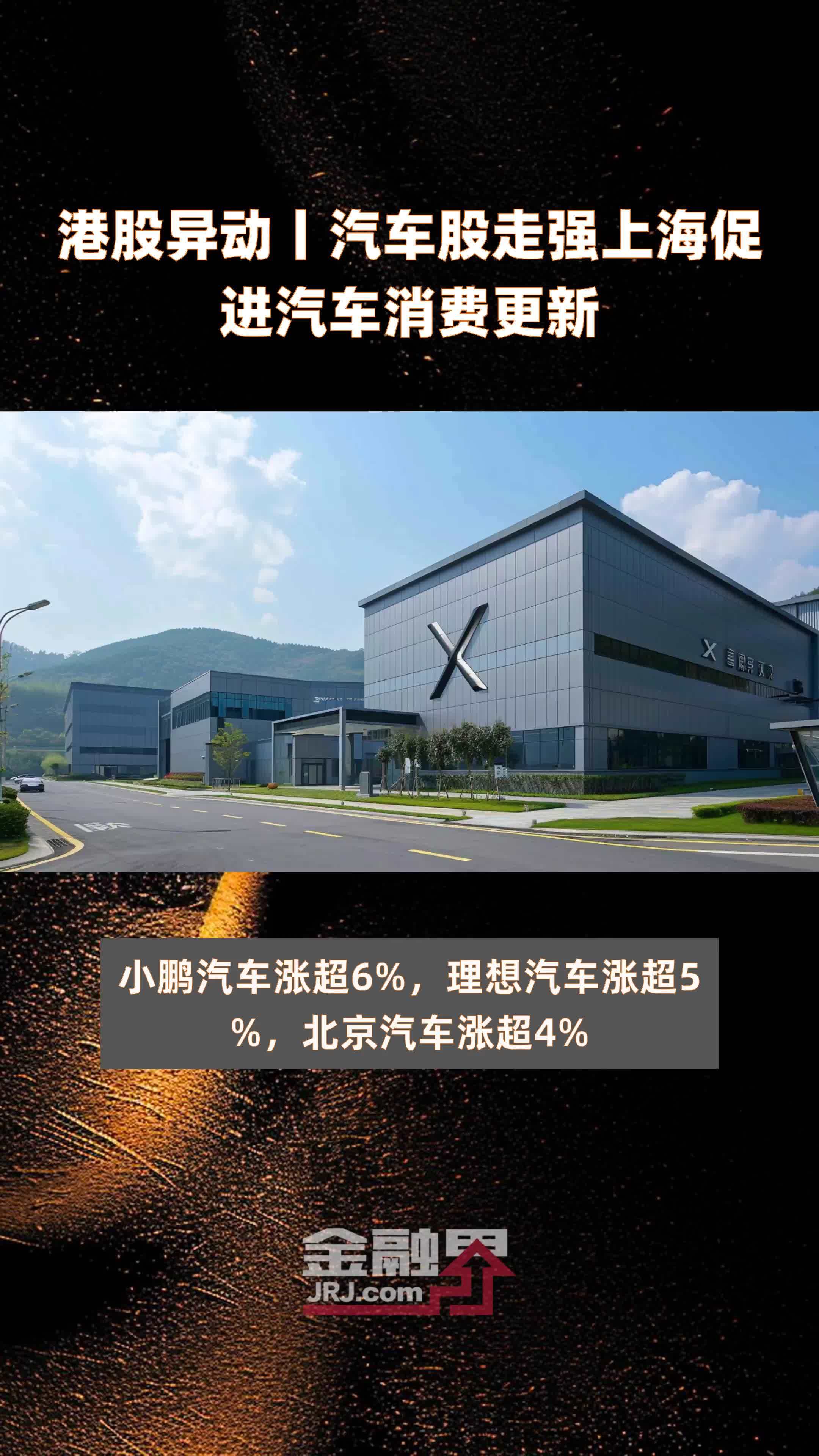 港股异动丨汽车股走强上海促进汽车消费更新|快报