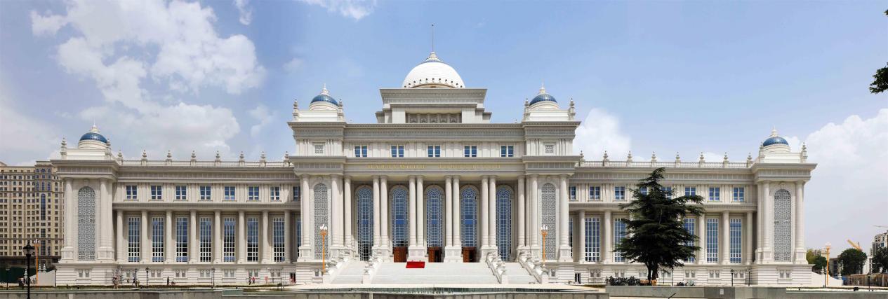 援塔吉克斯坦议会大楼实景图