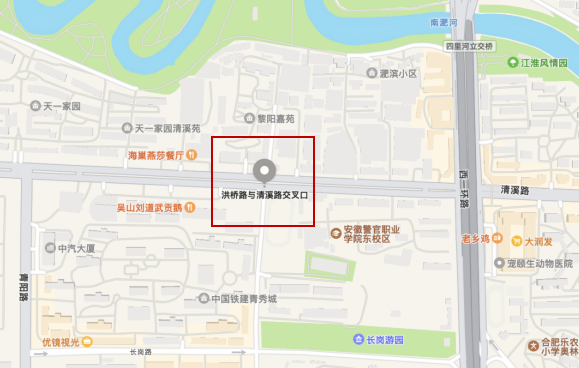 附地图！安徽合肥市区4大积水路段速报！