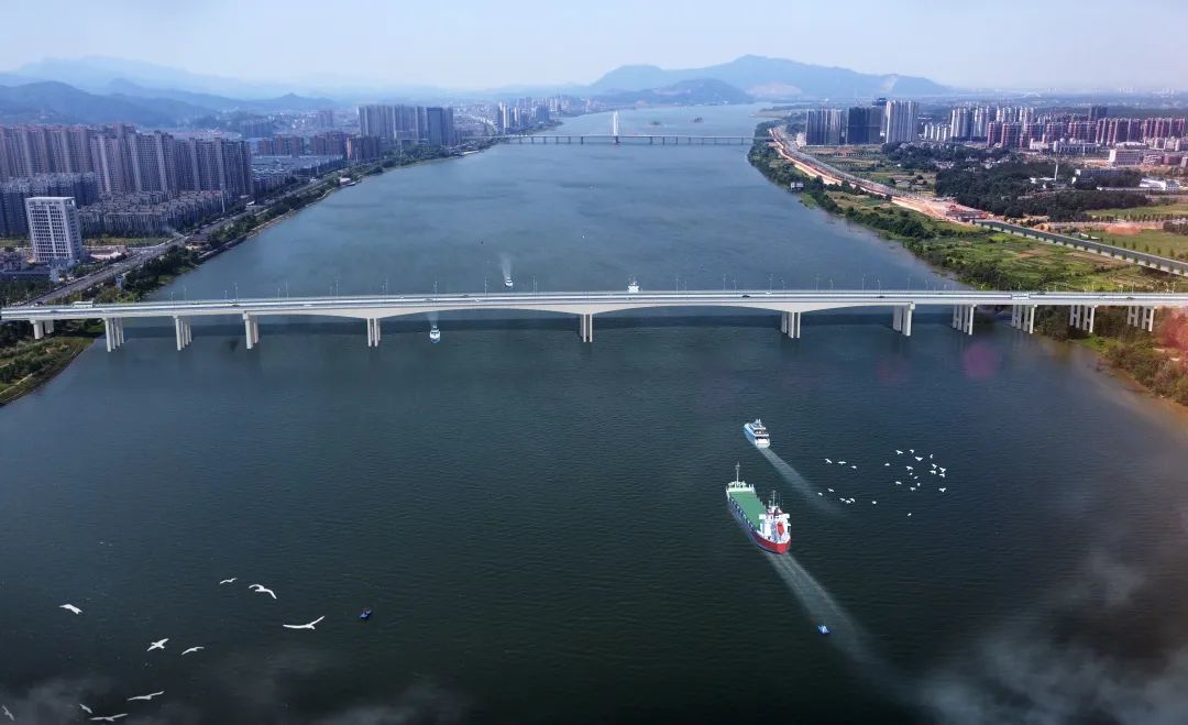 新建吉水赣江大桥效果图
