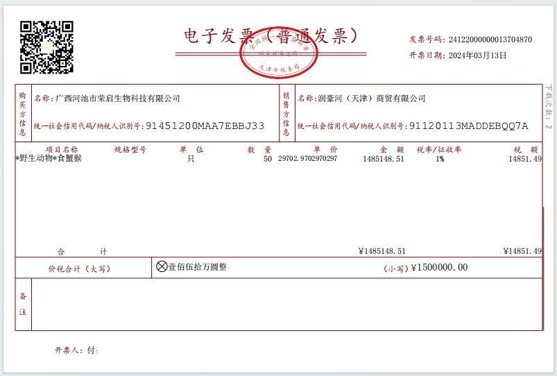 全職旅游博主喊冤：我被冒名開(kāi)公司，還“賣(mài)了”200只野生食蟹猴