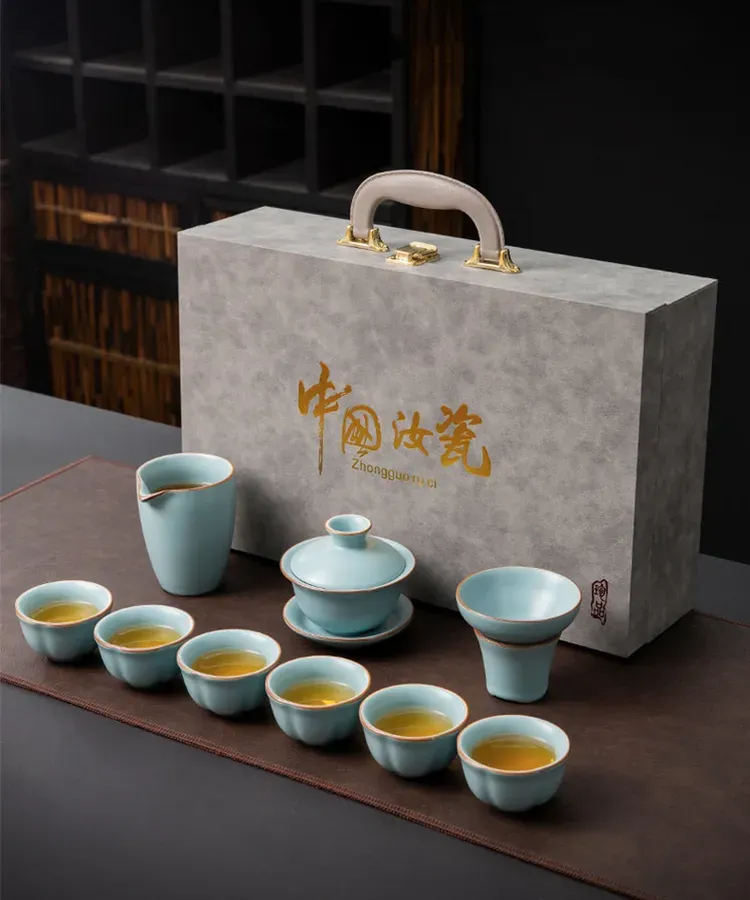 消费降级，茶器也内卷！收藏级汝瓷套组，今日直降370！_凤凰网