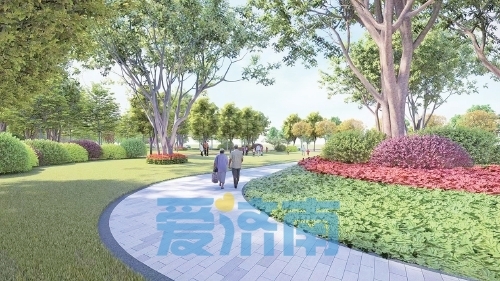 大槐树公园焕然一新。