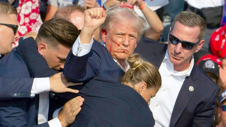 特朗普从不穿防弹衣，战场州大难不死！8粒子弹成重回白宫后福？