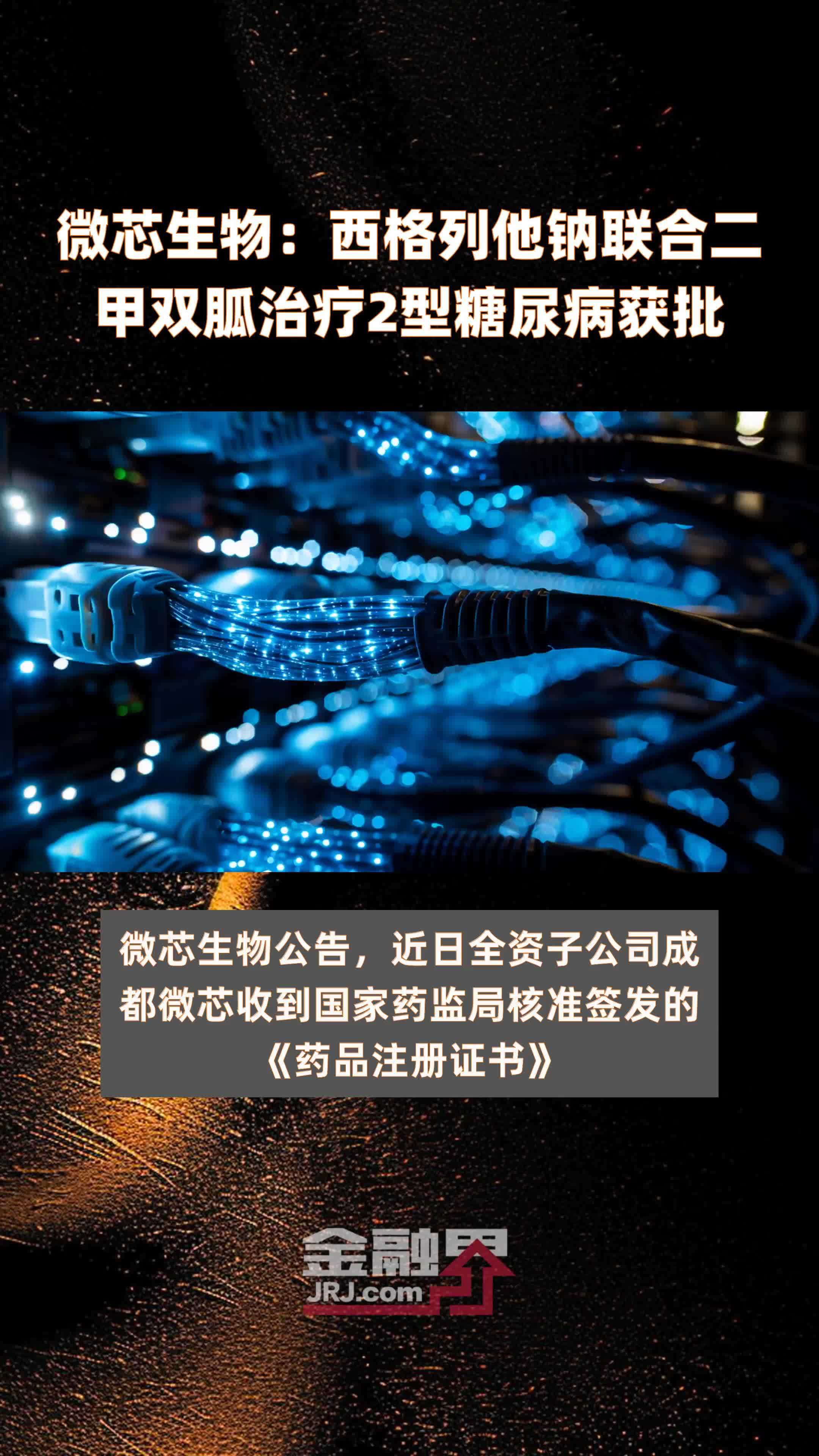 微芯生物：西格列他钠联合二甲双胍治疗2型糖尿病获批 |快报