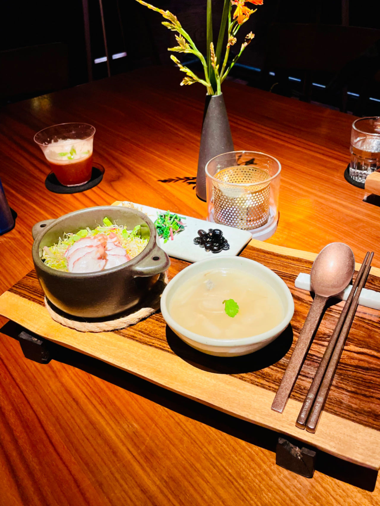 章鱼拌饭配牛肉辣酱