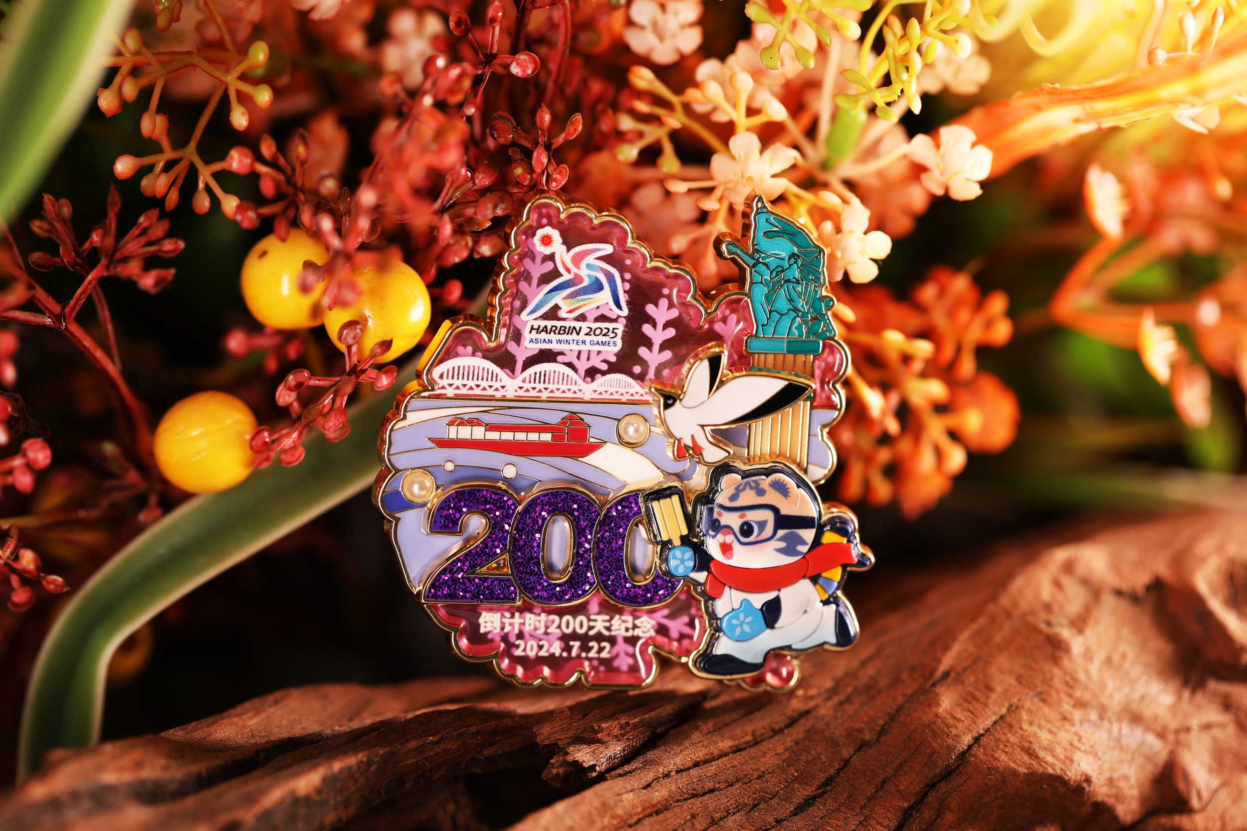 抢购集结号：7月22日哈尔滨亚冬会  倒计时200天冰箱贴百店同发