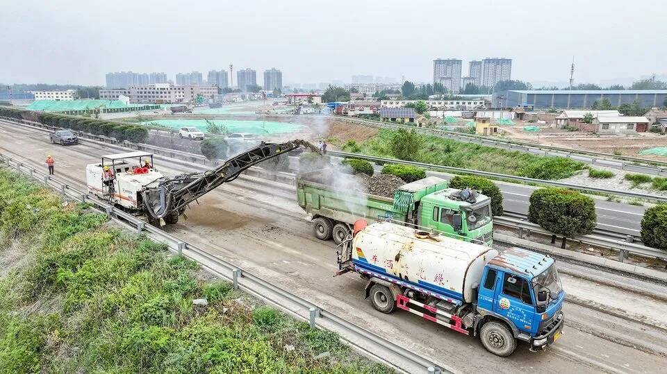 德州黄庄立交桥开始全面施工 附绕行线路
