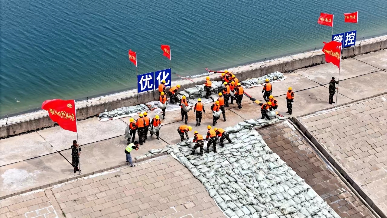 潍坊滨海区:开展水库防汛抢险应急演练 确保安全度汛