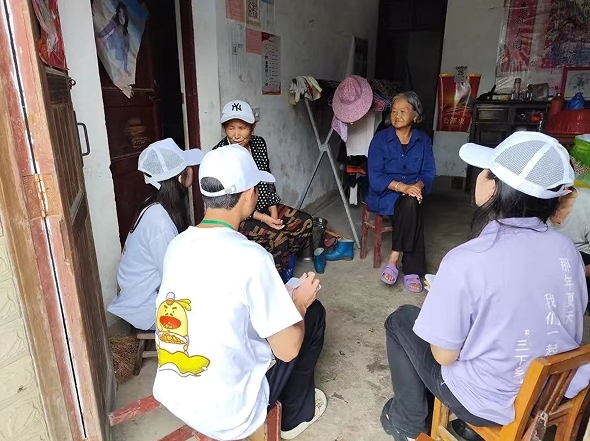 江西旅游商贸职业学院“旅商梦”暑期“三下乡”社会实践队走进九江湖口