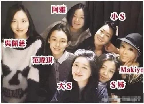 “七仙女”的成员包括大S、小S、范晓萱、范玮琪、阿雅、吴佩慈、Makiyo等同样毕业于台北华岗艺校的女明星。