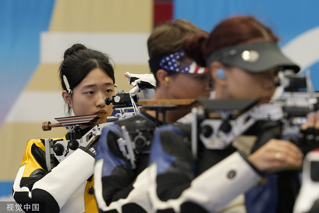 就差0.1环！黄雨婷遗憾获亚军 1金1银结束巴黎之旅