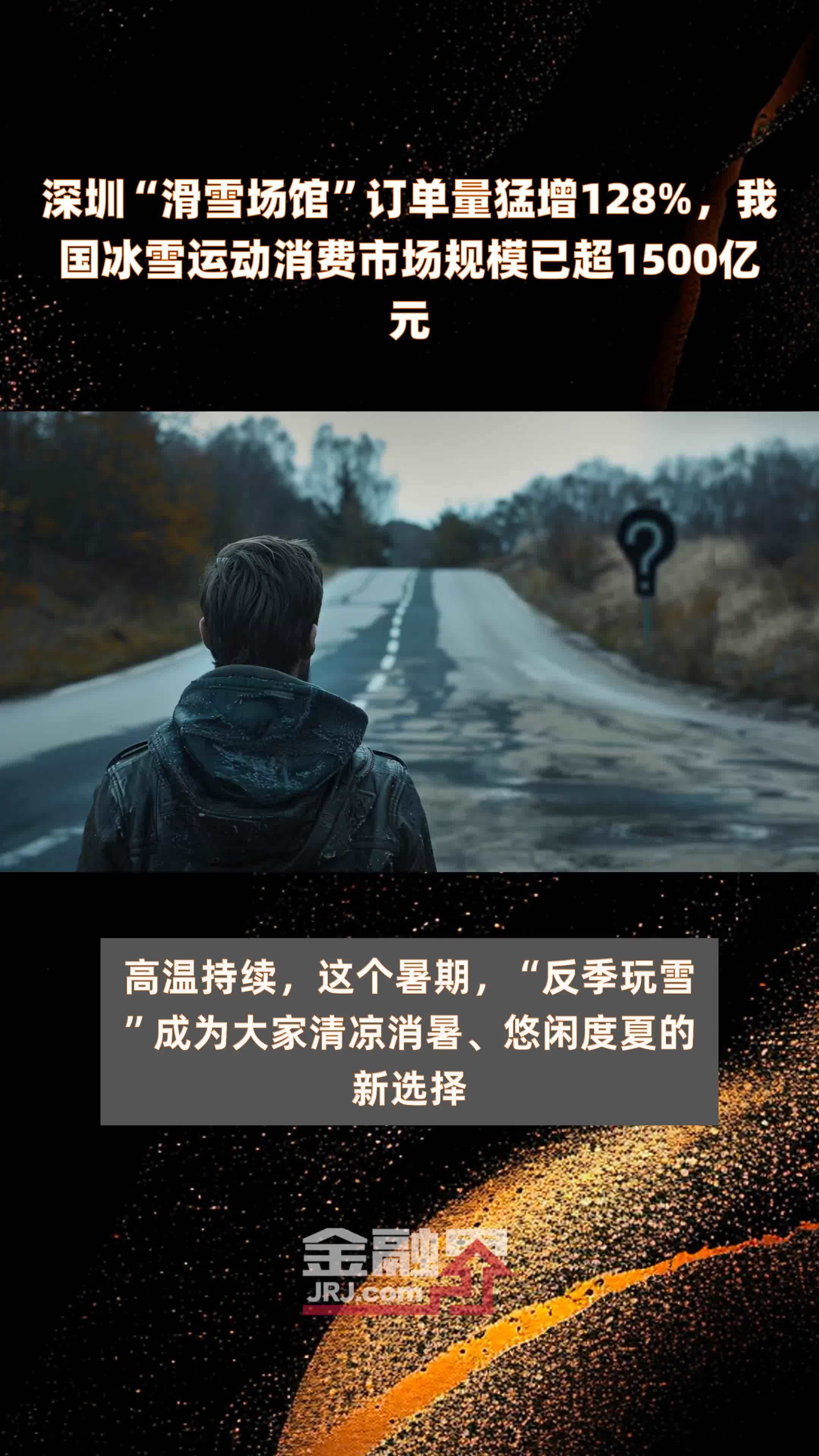 深圳“滑雪场馆”订单量猛增128%，我国冰雪运动消费市场规模已超1500亿元 |快报