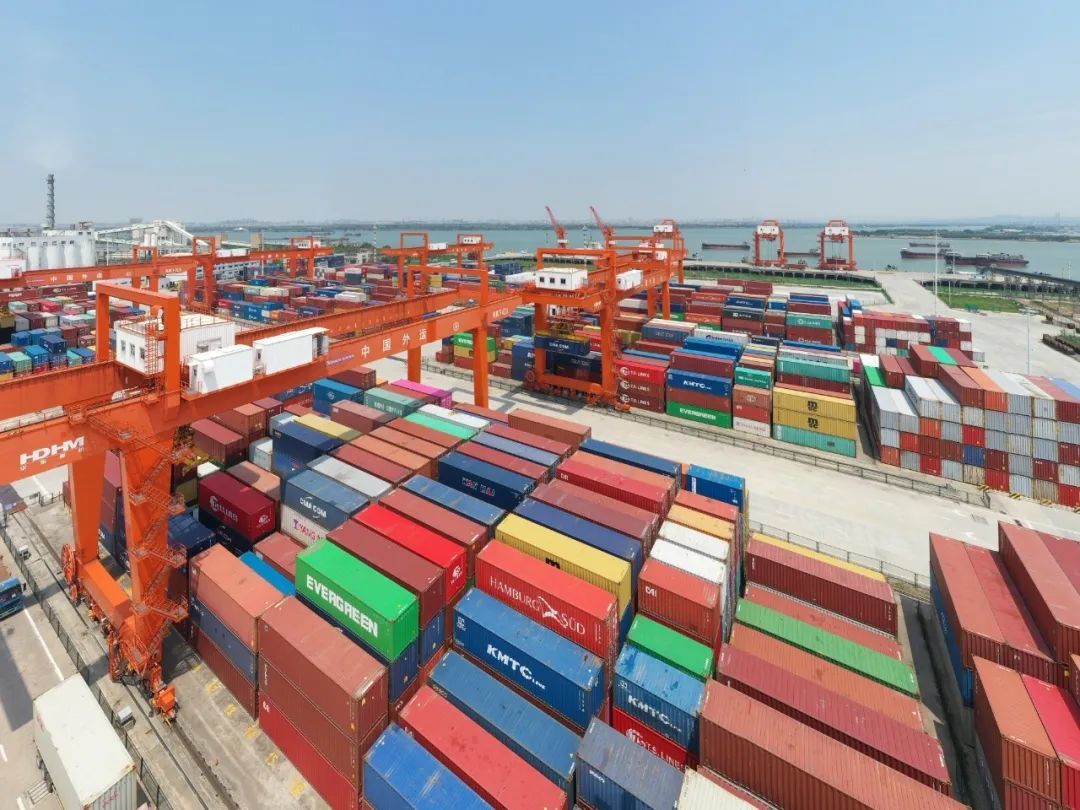 江海区政府正联合江门海关，推动江门高新港升级为一类口岸，建设更高水平开放平台 郭永乐 摄