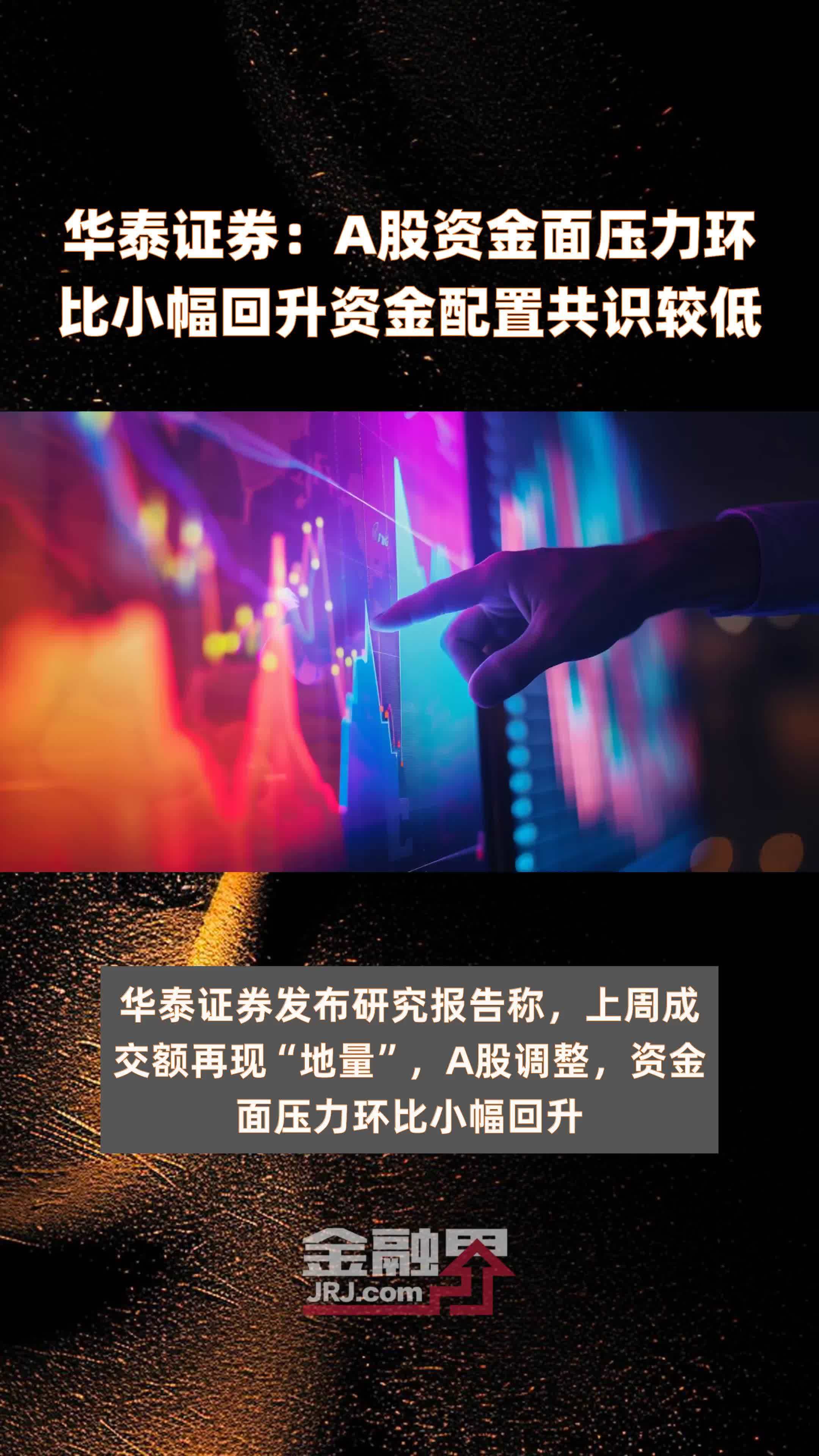 华泰证券：A股资金面压力环比小幅回升资金配置共识较低|快报