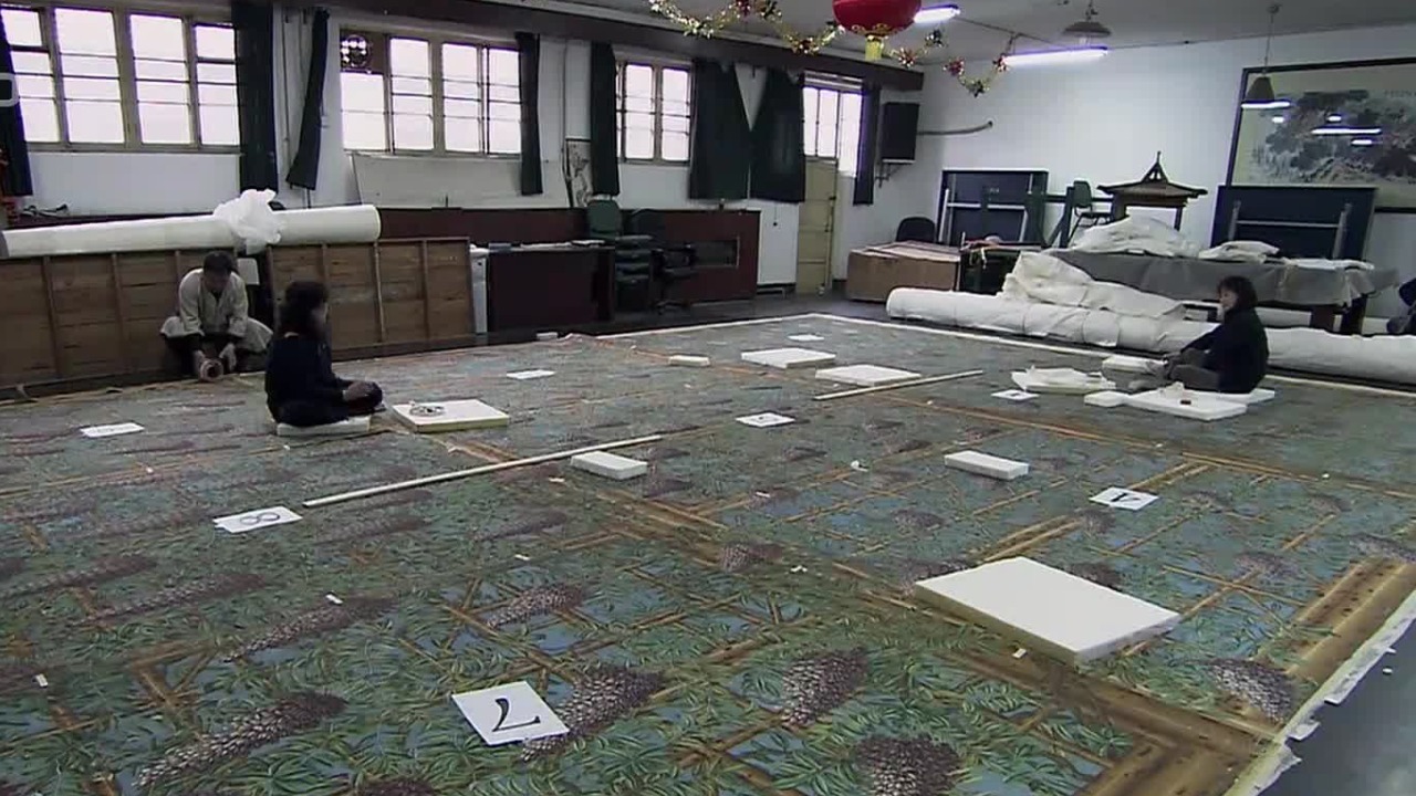 回顾倦勤斋的修复，巨幅壁画如何准确复位？搭样板房只是个开始