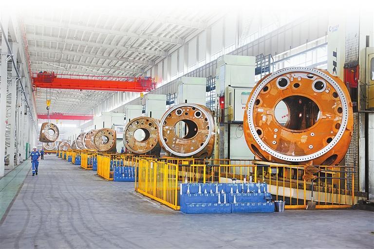 中车风机整机安装生产线　新甘肃&middot;甘肃日报记者　田蹊