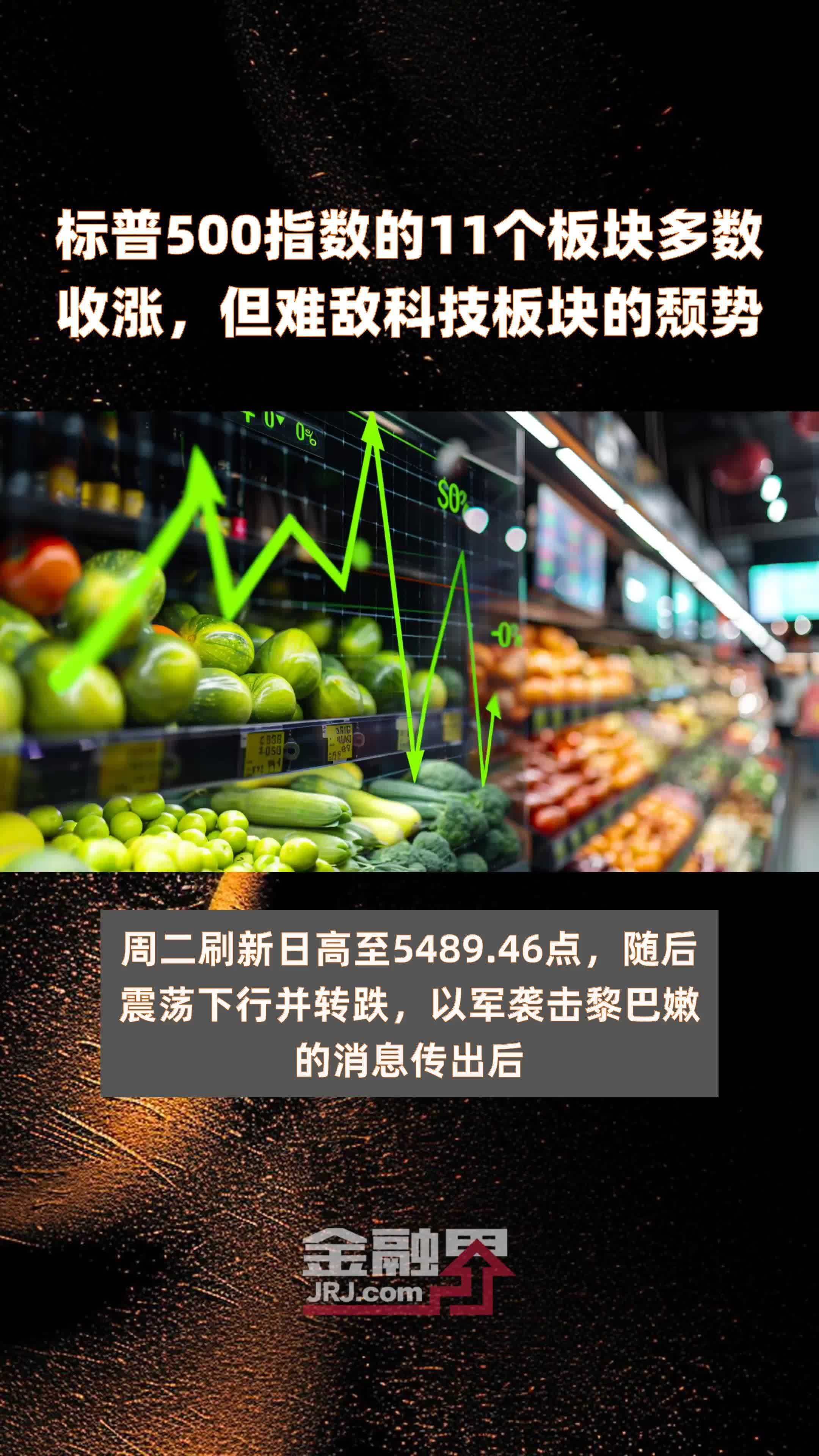 标普500指数的11个板块多数收涨,但难敌科技板块的颓势 |快报_凤凰网视频_凤凰网