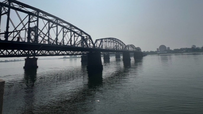 鸭绿江水位超警,吉林临江要求住三层以下居民往高处转移