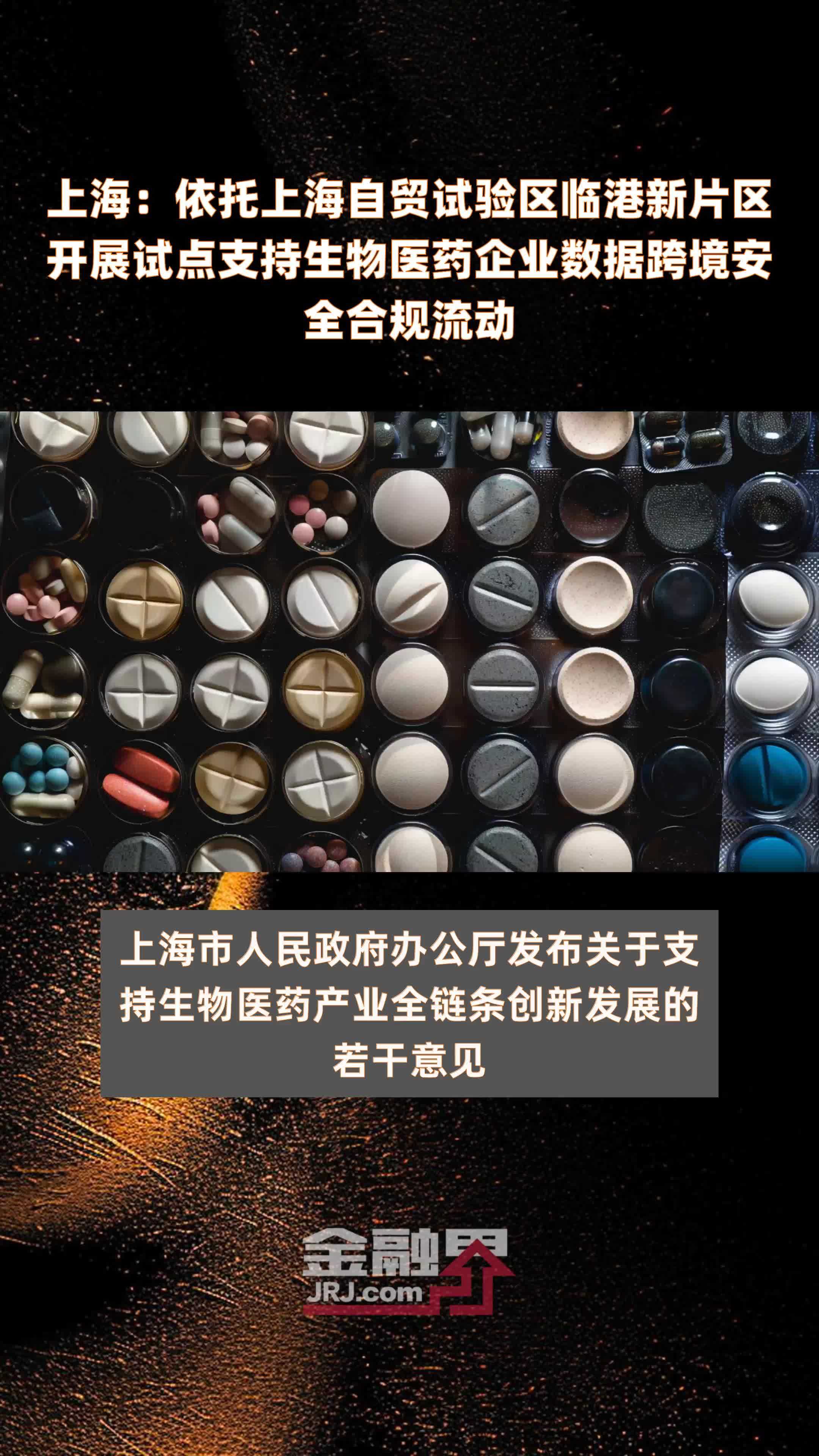 上海：依托上海自贸试验区临港新片区开展试点支持生物医药企业数据跨境安全合规流动|快报