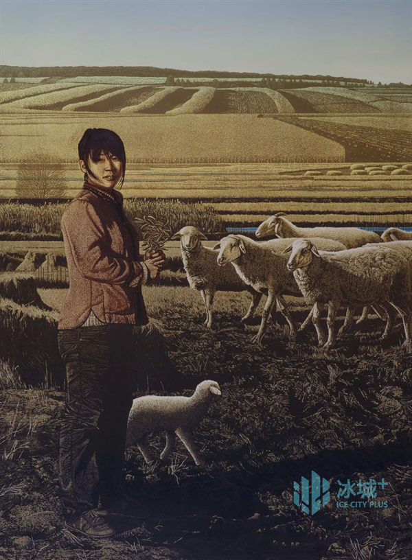 刘德才 《絮絮秋语》 版画